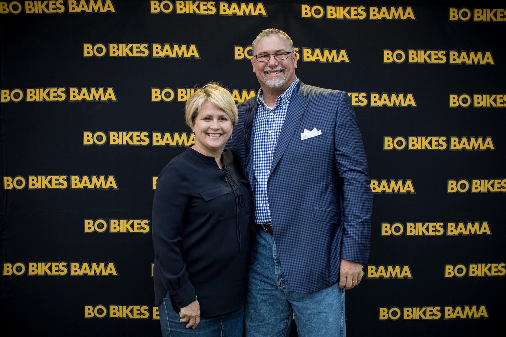 Carol & Gary Godfrey at Bo Bikes Bama reception