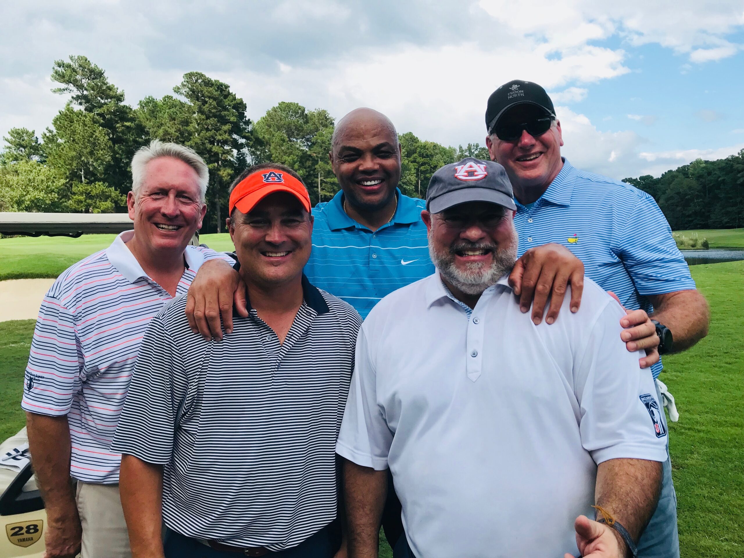 Gary Godfrey with Charles Barkley and friends